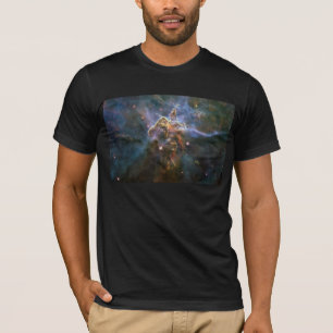 Camiseta Montanha Mística no Espaço Hubble na Nebulosa Cari