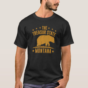 Camiseta Montanha Montana O Estado Treasur Montana