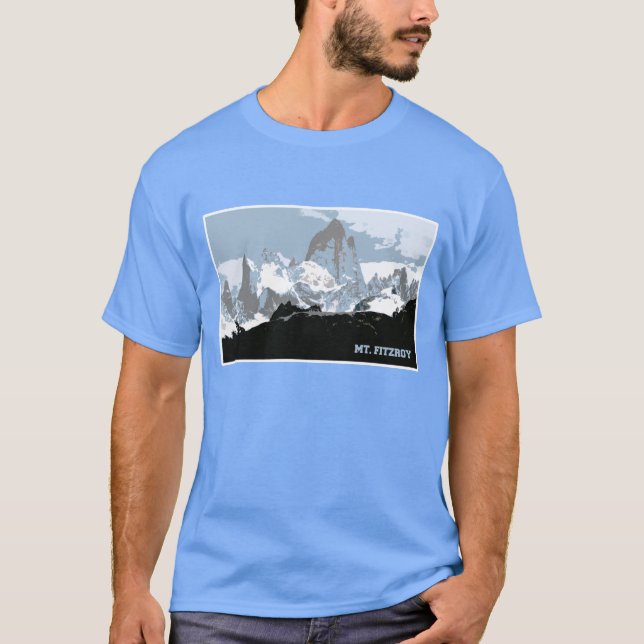 Camiseta Montanha Monte Fitzroy, Patagônia, Argentina (Frente)