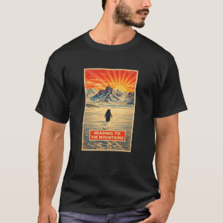camiseta montanha pinguim