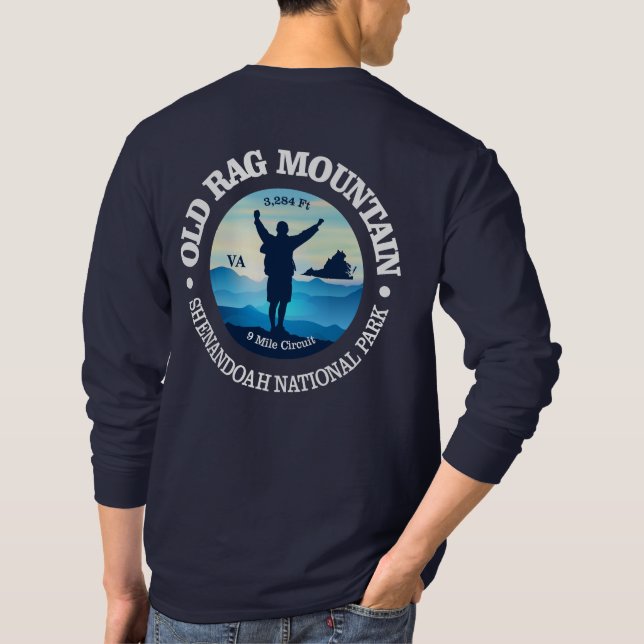Camiseta Montanha Rag Antiga (V) (Verso)