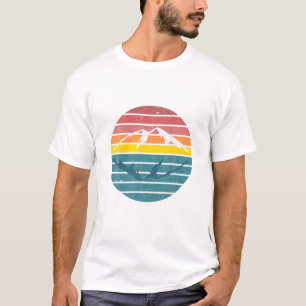 Camiseta Montanha Reflexões Natureza Selvagem Gráfico Cam