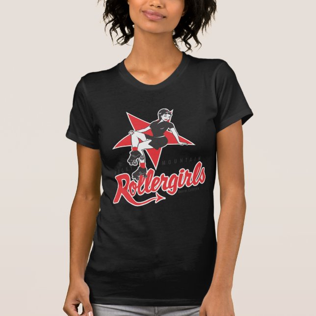Camiseta Montanha rochosa Rollergirls (Frente)