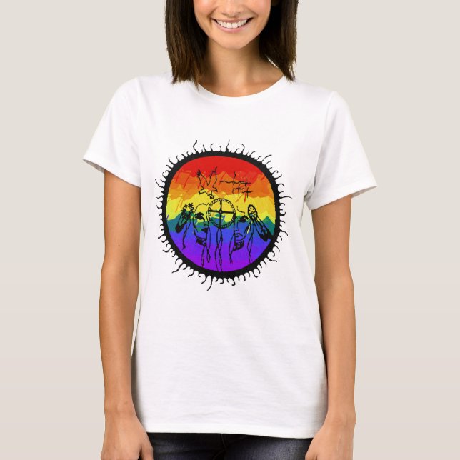 Camiseta Montanha Scape do Dois-Espírito (Frente)