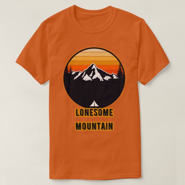 Camiseta Montanha Solitária (Frente do Design)
