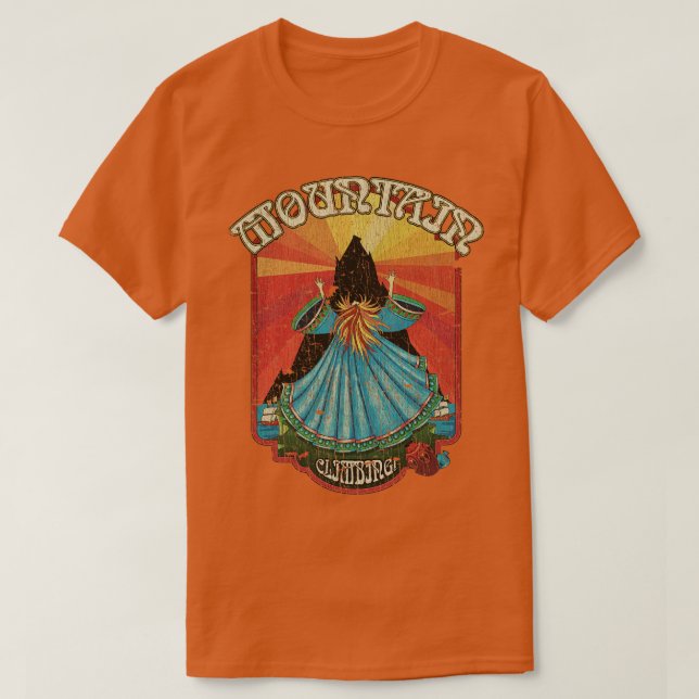 Camiseta Montanha Subindo 1970 (Frente do Design)