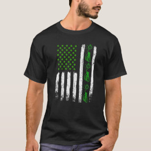 Camiseta Montanha Subindo Dia de São Patrício Retro Irish A