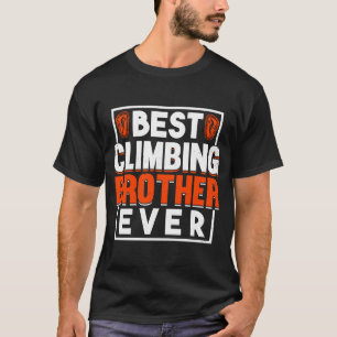 Camiseta Montanha Subindo Pedra Escalada Irmão