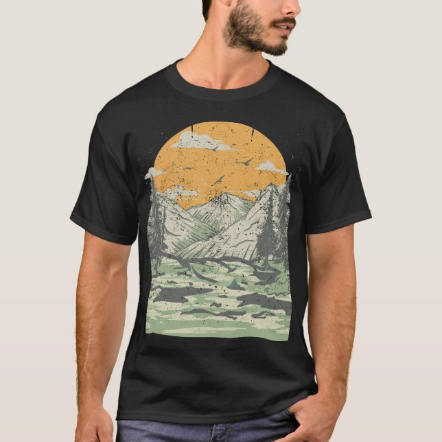 Camiseta Montanha Sunrise (Frente)