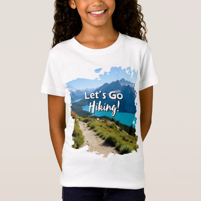 Camiseta Montanha Vamos Go Hiking (Frente)