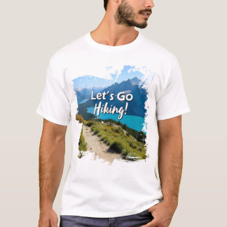 Camiseta Montanha Vamos Go Hiking