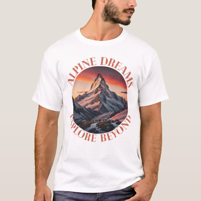 Camiseta montanhas (Frente)