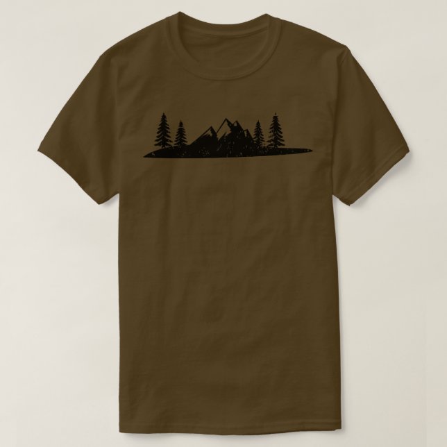 Camiseta Montanhas a caminhar 8 (Frente do Design)