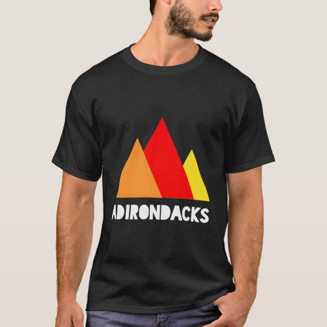 Camiseta Montanhas Adk Adirondacks (Frente)