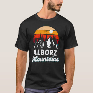 Camiseta Montanhas Alborz Caminhada ao Ar Livre Natureza So