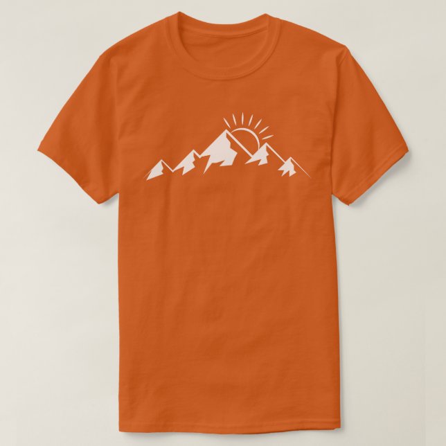 Camiseta Montanhas Andando 74 (Frente do Design)