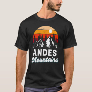 Camiseta Montanhas Andes Caminhada ao Ar Livre Natureza Suv