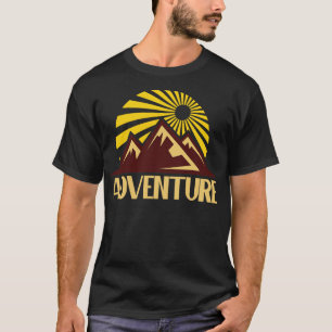 Camiseta Montanhas Aventura de Caminho Outr Hiker de Trekki