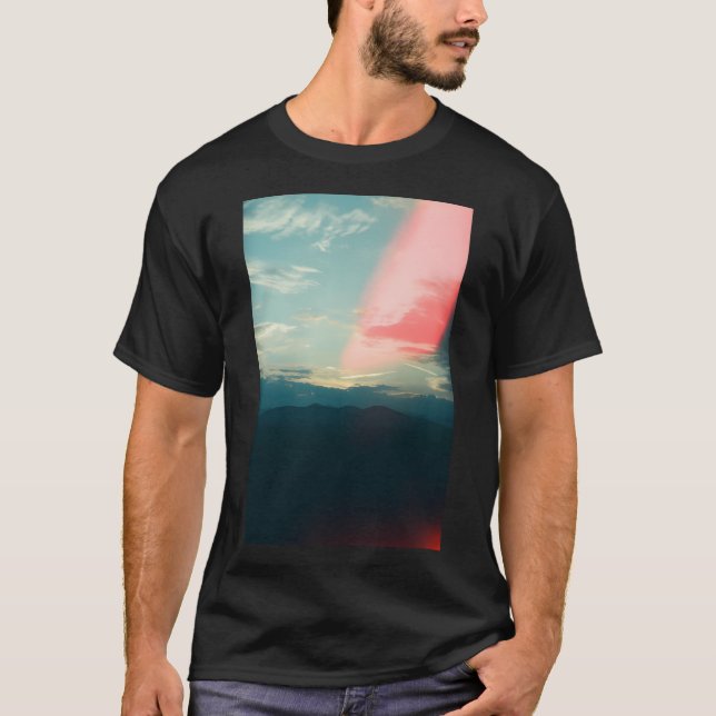 Camiseta Montanhas Azuis Longo (Frente)