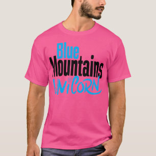 Camiseta Montanhas Azuis Unicórnio Austrália Me Levantou Ba