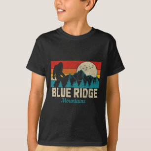 Camiseta Montanhas Blue Ridge Bigfoot Vintage Caçador de Ca