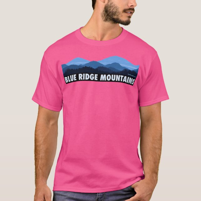 Camiseta Montanhas Blue Ridge Capa Baseball (Frente)