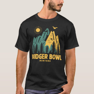 Camiseta Montanhas Bridger Bowl Montana Caminhada Ao Ar Liv