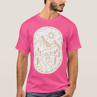 Camiseta Montanhas brilhantes ativas