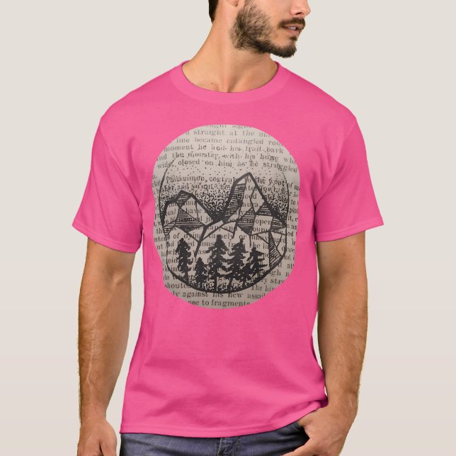 Camiseta Montanhas Capa de Baseball (Frente)