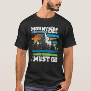 Camiseta Montanhas chamam de Esquadrão da Natureza