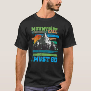 Camiseta Montanhas chamam de Esquadrão da Natureza