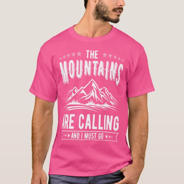 Camiseta Montanhas Chamam Montanhas Hik (Frente)
