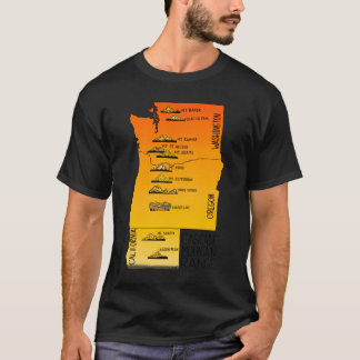 Camiseta Montanhas da Cordilheira de Cascata
