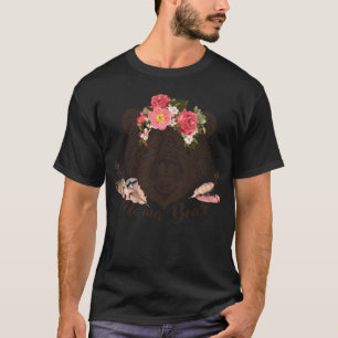 Camiseta Montanhas da Mamãe Urso Chamando Design Beisebol M