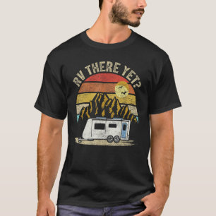 Camiseta Montanhas Da Vintage Retroativa Acampando Rv Lá Ai