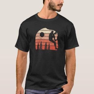 Camiseta Montanhas de Bouldering Escala de Escalas de Escal