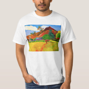 Camiseta Montanhas de Gauguin no t-shirt de Tahiti