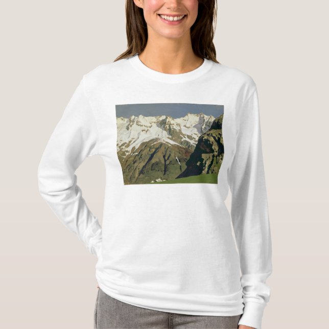 Camiseta Montanhas de Mont Blanc, 1897 (Frente)