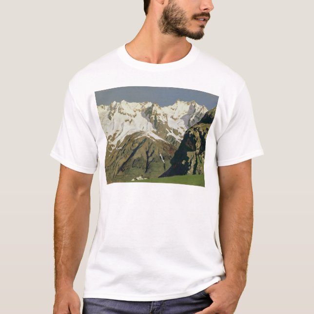 Camiseta Montanhas de Mont Blanc, 1897 (Frente)