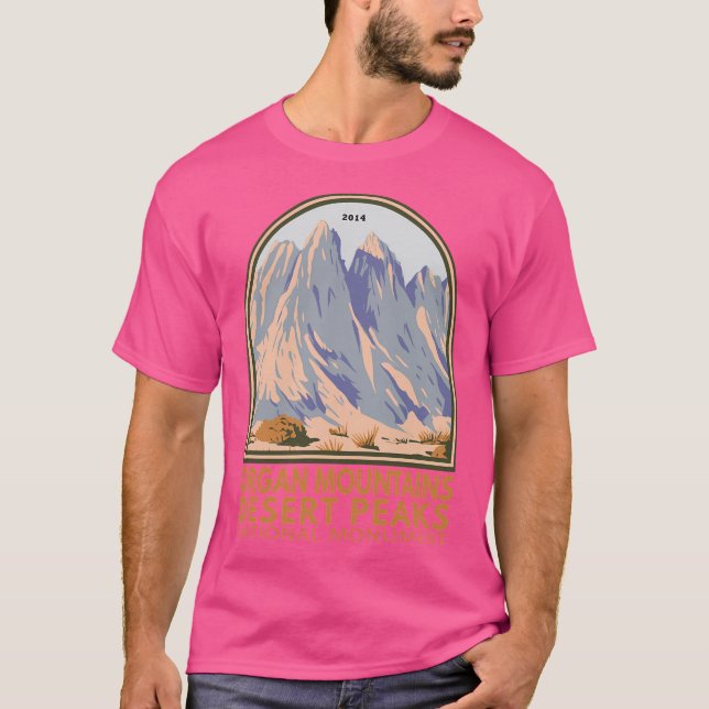Camiseta Montanhas de Orgões Deserto Picos Monumento Nacion (Frente)