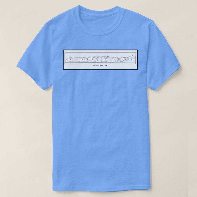 Camiseta Montanhas de Pedro Bay TShirt (Frente do Design)