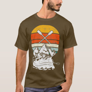 Camiseta Montanhas de remadas de vintage retrô caindo