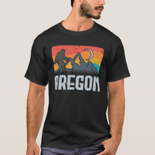 Camiseta Montanhas de Sasquatch Bigfoot em Oregon