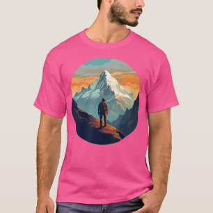 Camiseta Montanhas de Treino Montando Montanhas de Caminho