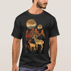 Camiseta Montanhas Desertas Canções Carneiro Selvagem do De
