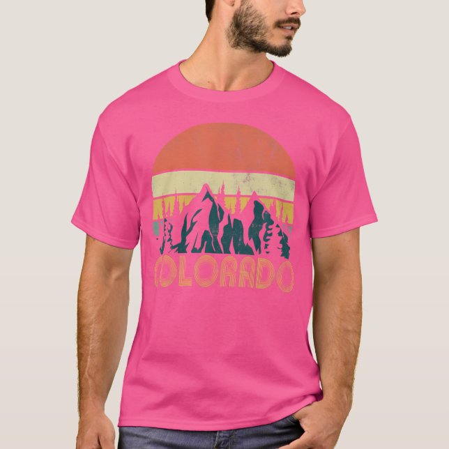 Camiseta Montanhas Distintas Colorado Lover Rocky Mountain (Frente)