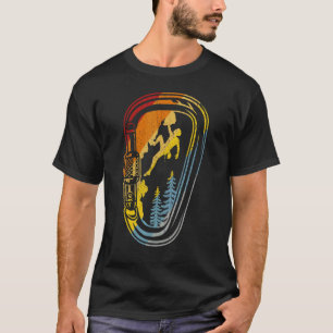 Camiseta Montanhas do Boulder Subindo Carabinet Escalando R