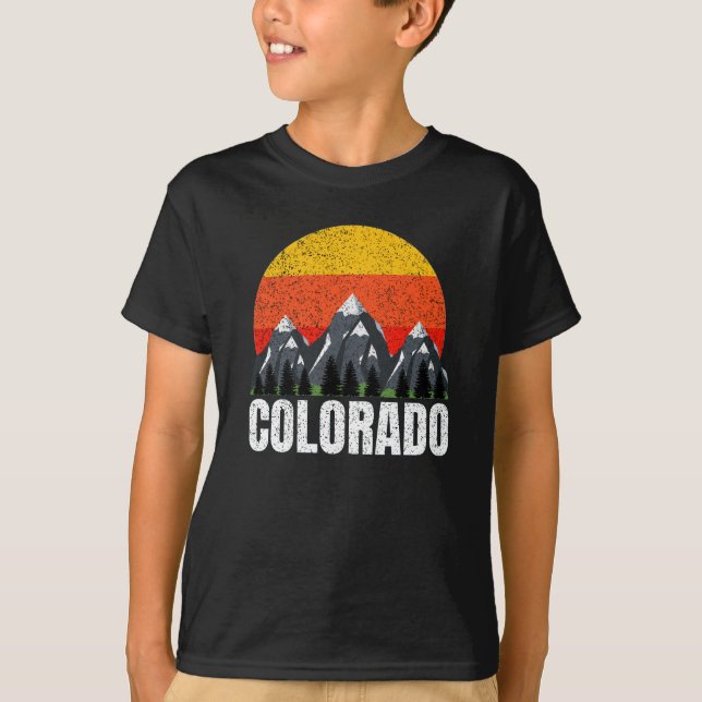 CAMISETA MONTANHAS DO COLORADO RETRO SUN (Frente)