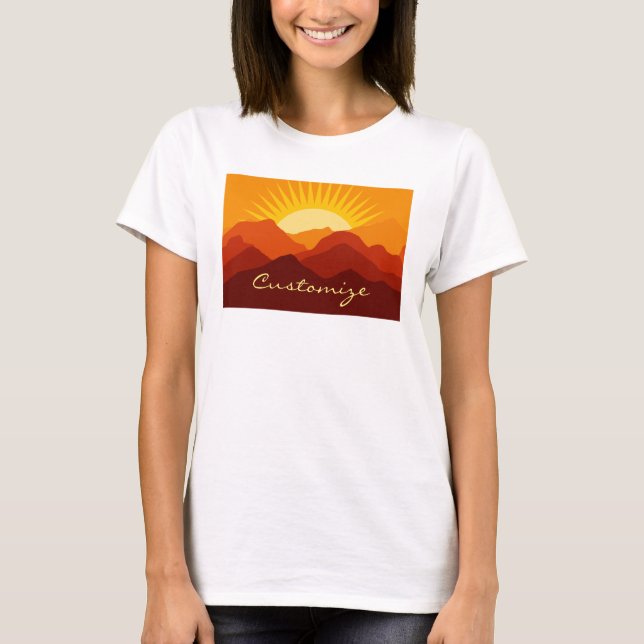 Camiseta Montanhas do Deserto Thunder_Cove (Frente)