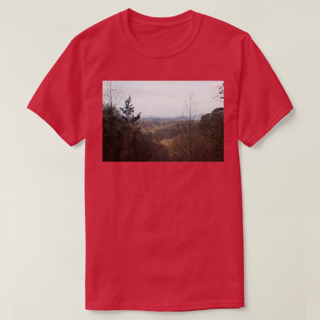 Camiseta Montanhas do enfumaçado (Frente do Design)